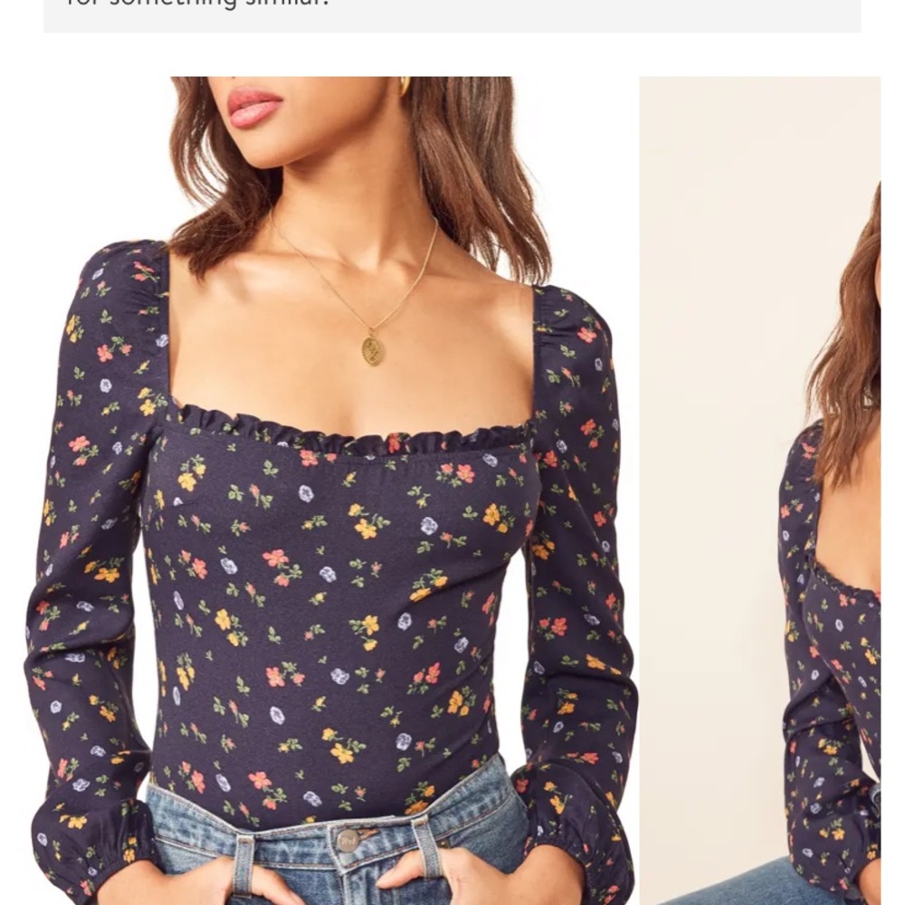 Reformation Bobbie Top in Cecilia